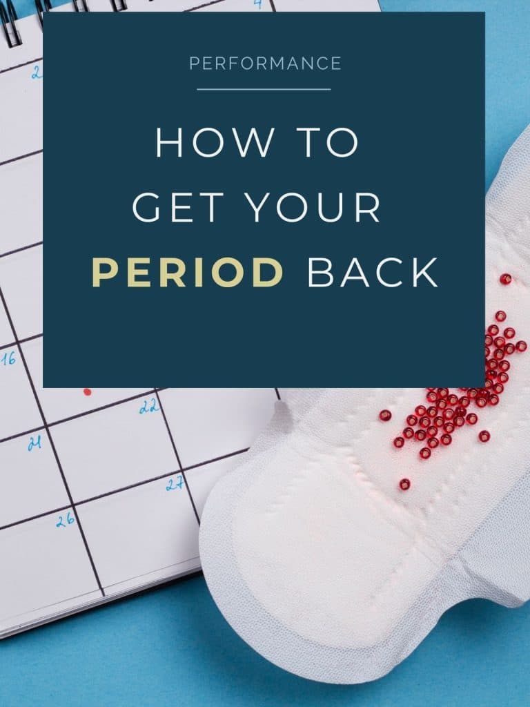 How to get your period back