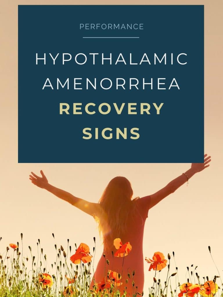 Hypothalamic Amenorrhea Recovery Signs